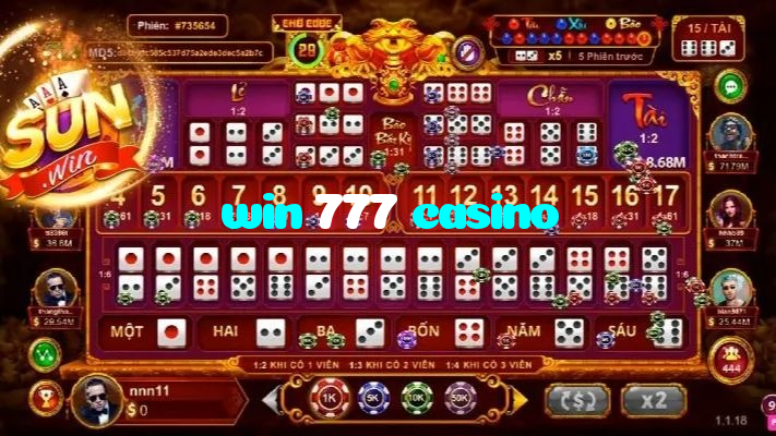 available types of win 777 casino bet including pre-match live express and system bets